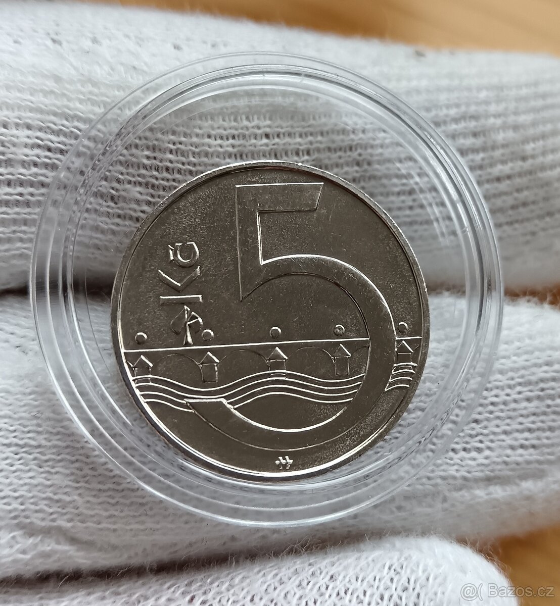 Vzácná 5kč 1999 - není z oběhu - stav UNC