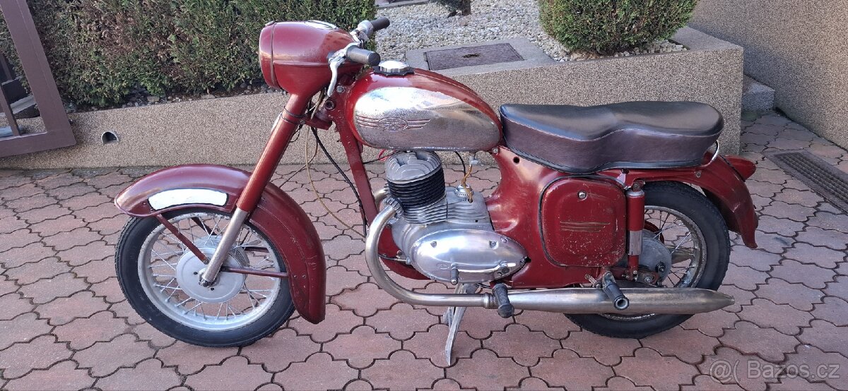 Jawa 250/353 kývačka rok 1959