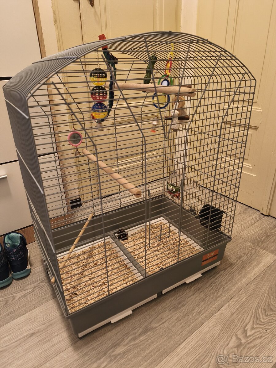Klec pro ptáky, andulky, kanárky – dobrý stav