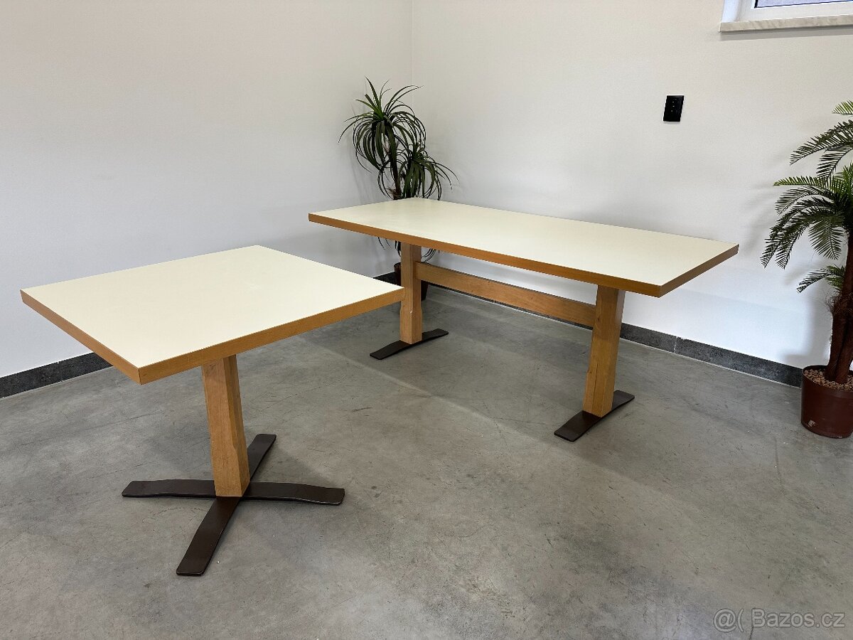 4ks PROFI restaurační jídelní stoly GASTRO