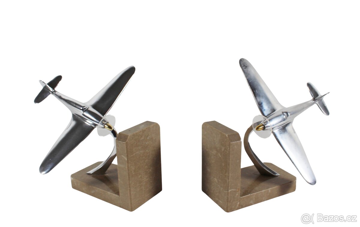 art deco zarážky na knihy,Supermarine Spitfire
