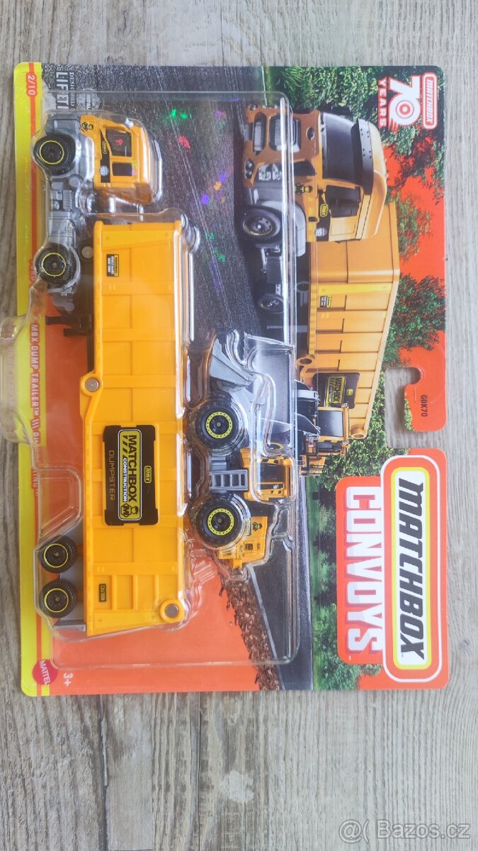 Matchbox Convoy HLM81 kamion a bagr
