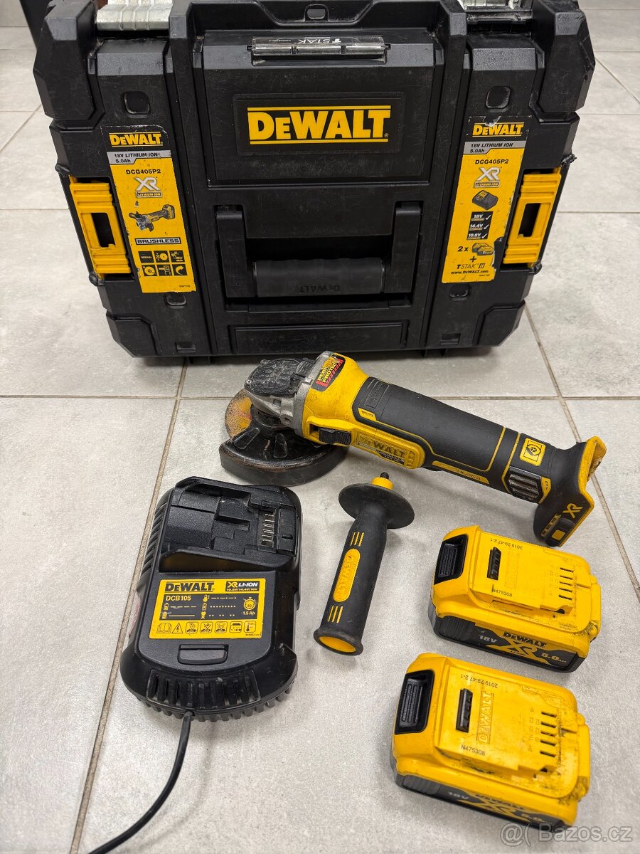 AKU úhlová bruska (flexa) DeWALT DCG405 XR