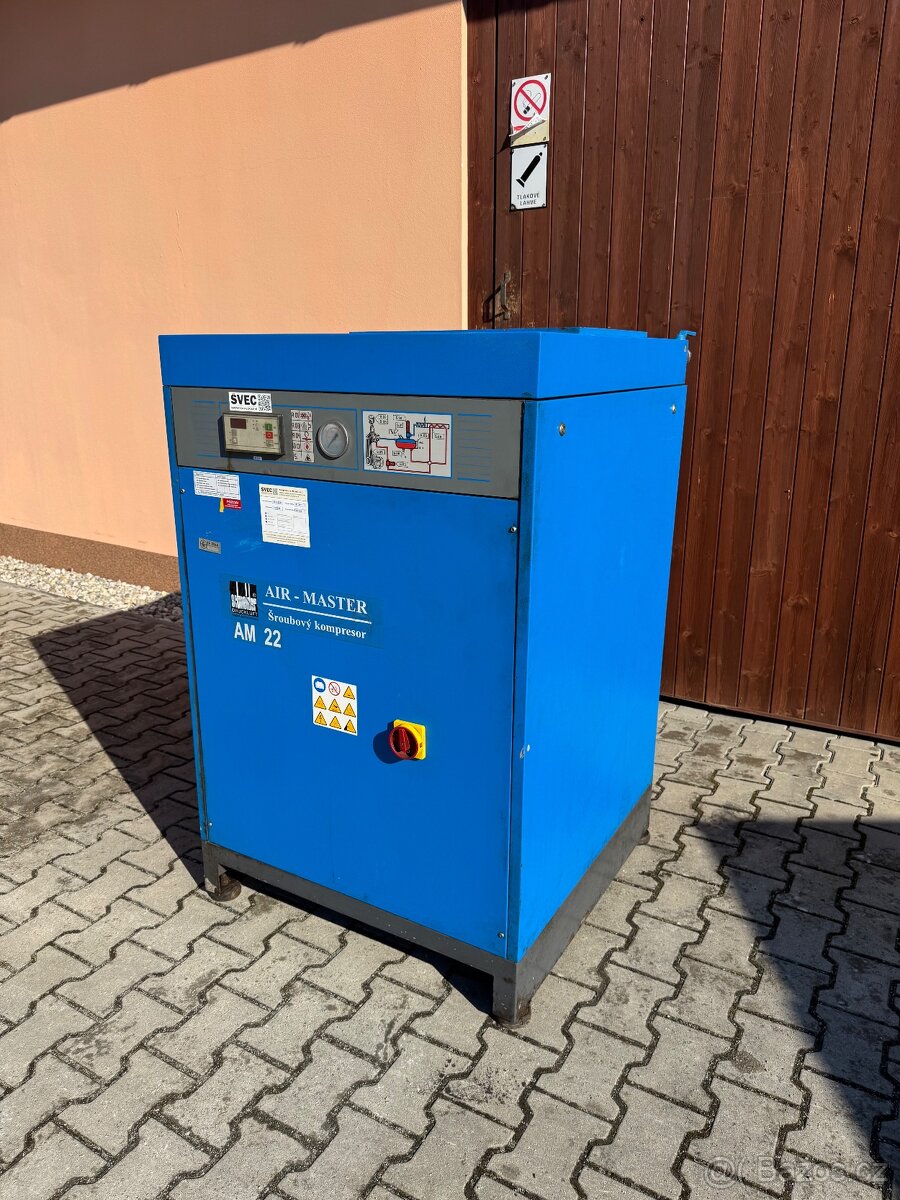 Šroubový kompresor Schneider AM22 - 2 ks-elektrické