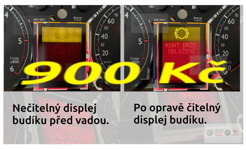 Nabízím výměnu displeje budíku MaxiDOT - 900 Kč.