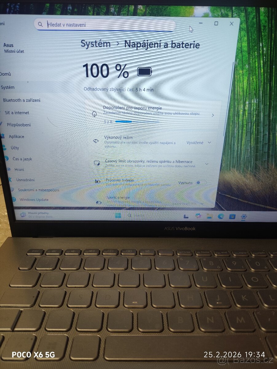 Notebook Asus Intel i3 7gen