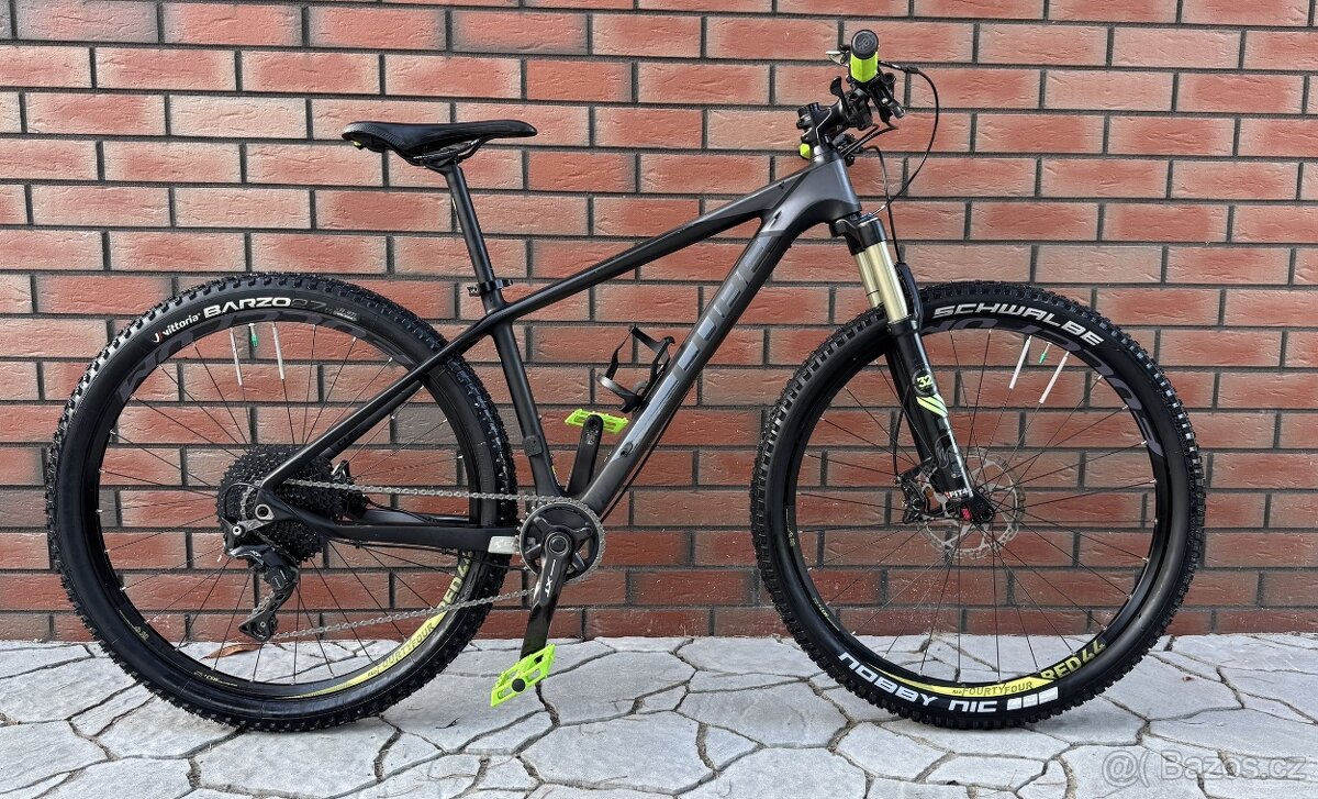 CUBE GTC SL CARBON, vel.16“, komplet XT, FOX, 10Kg