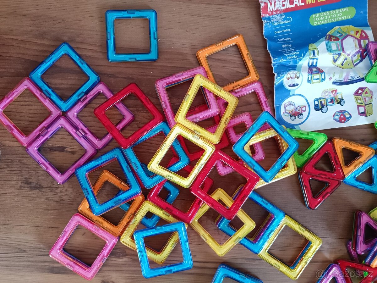 Magnetická stavebnice 100 kusů