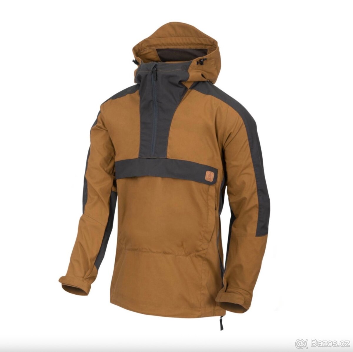 BUNDA WOODSMAN ANORAK JACKET, HELIKON, COYOTE / ASH GREY