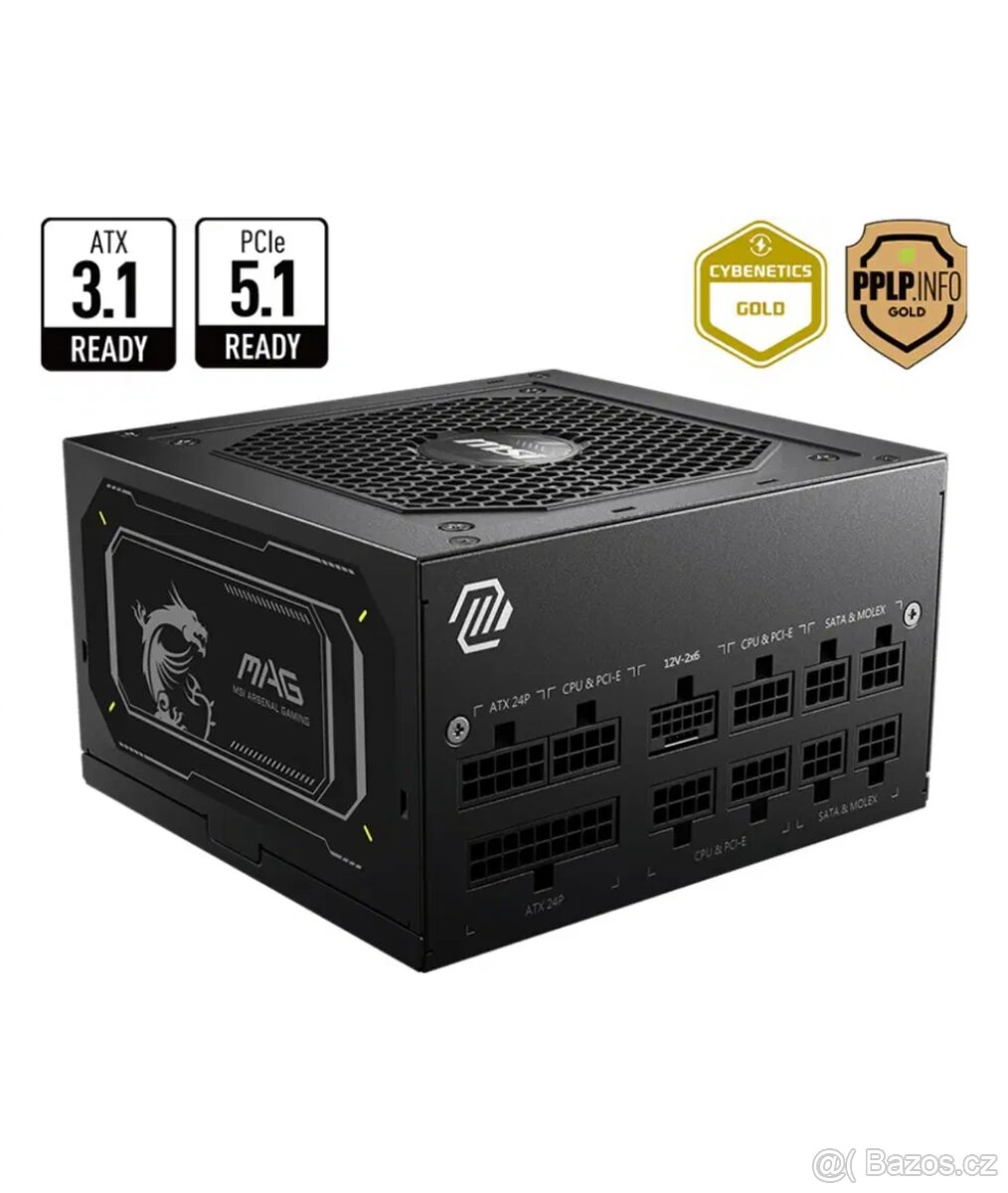 Zdroj MSI MAG A850GL,A750GL