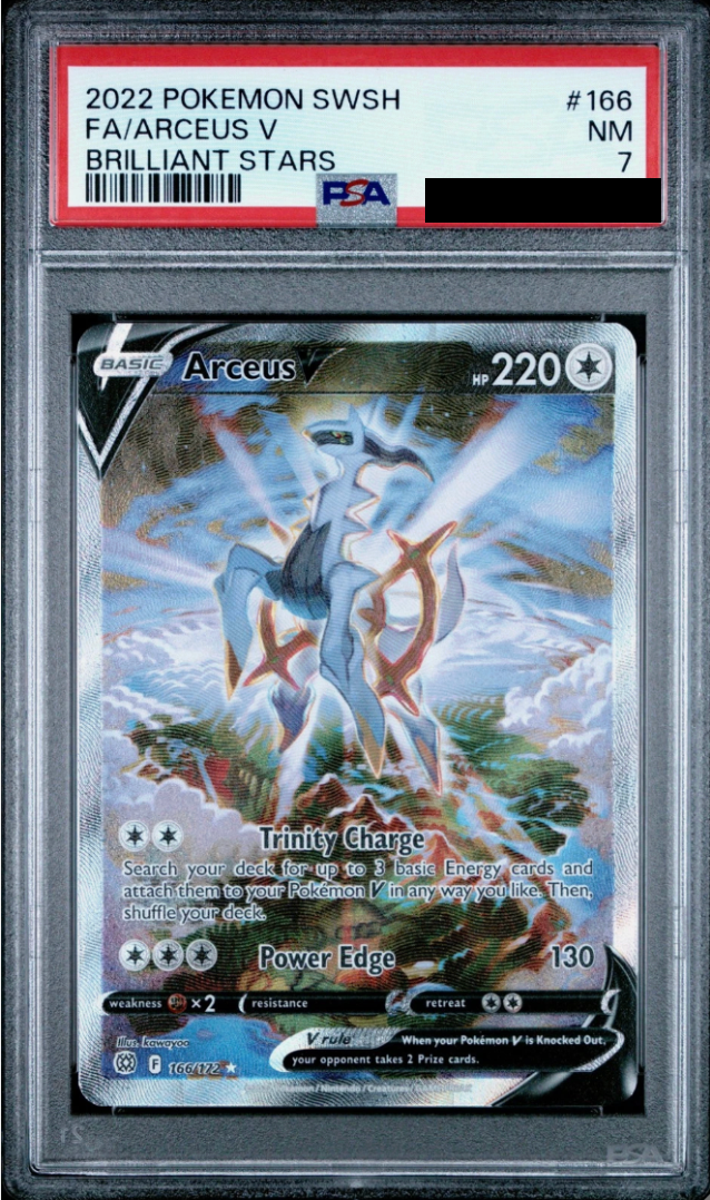 Pokemon Arceus V PSA 7 Alt Art