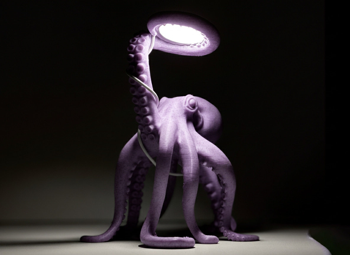 Lampička chobotnice - 3 režimy svícení