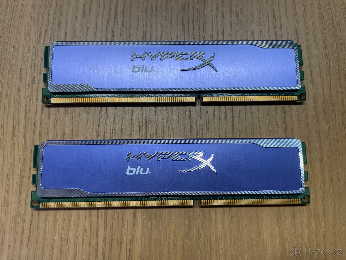 8GB DDR3 (2x 4GB) 1600 MHz Kingston HyperX Blu