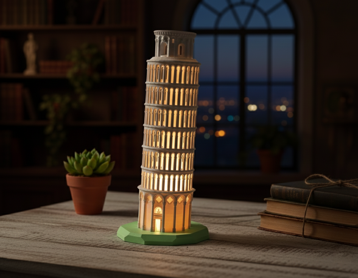 Lampička Šikmá věž v Pise