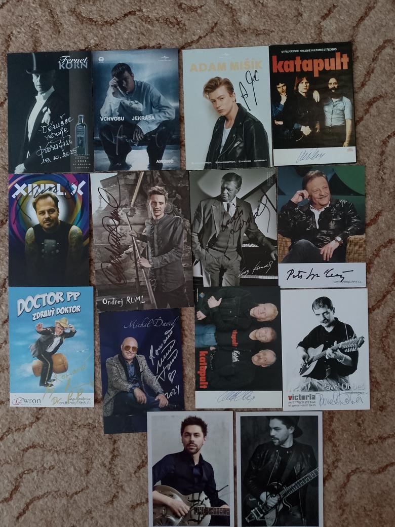 autogramy zpěváci