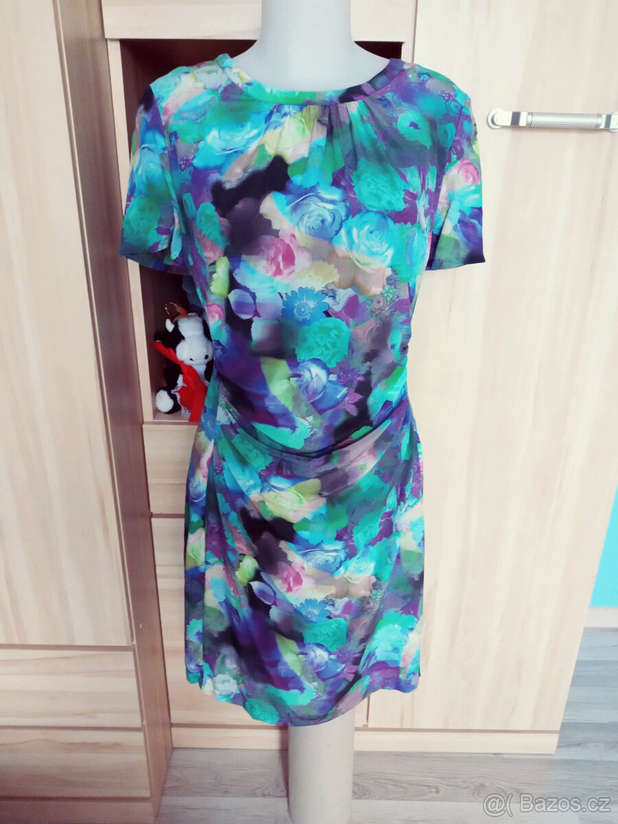 barevné květované šaty, zn.Pied a Terre