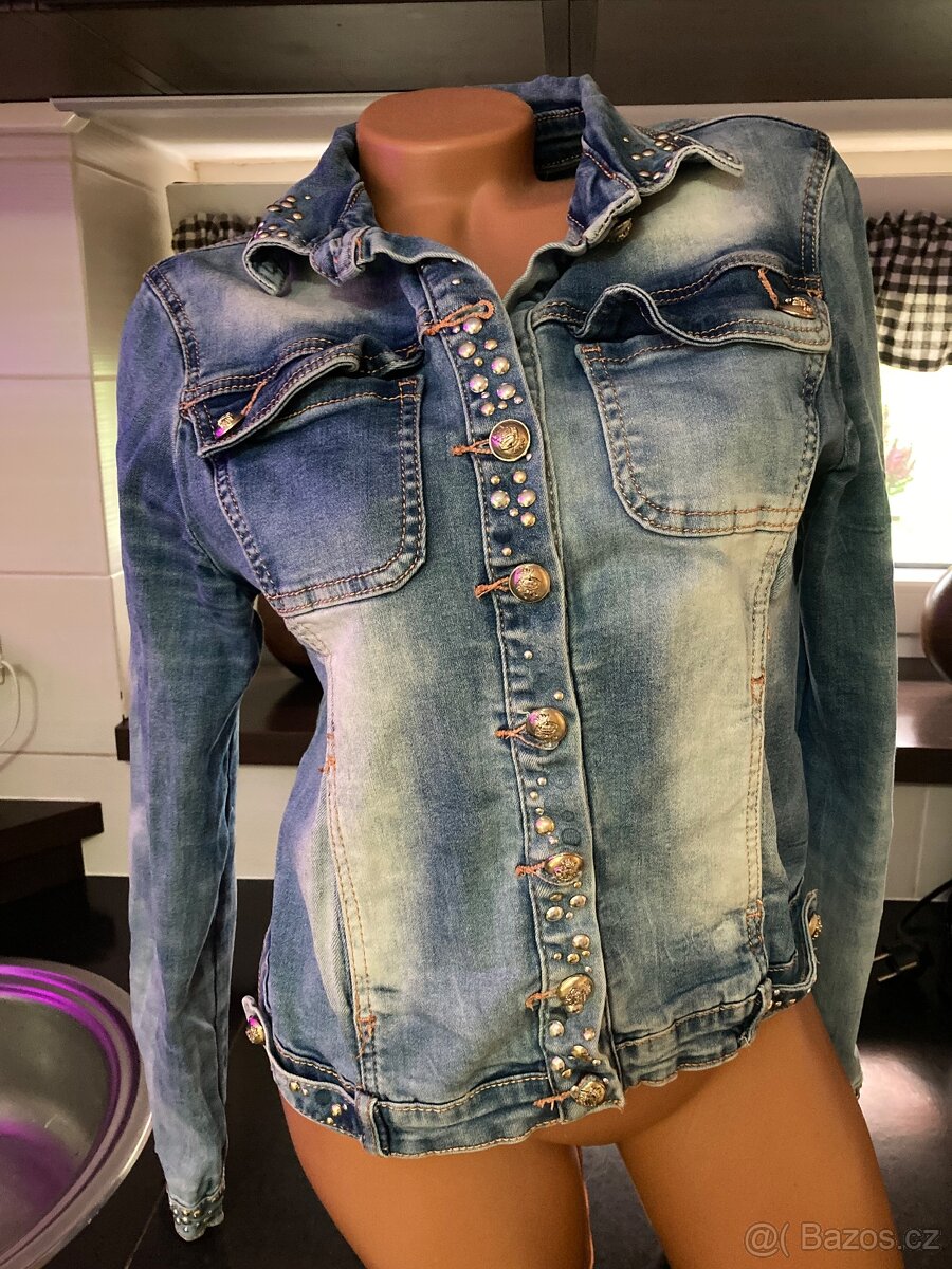 Dámská,dívčí riflová bunda