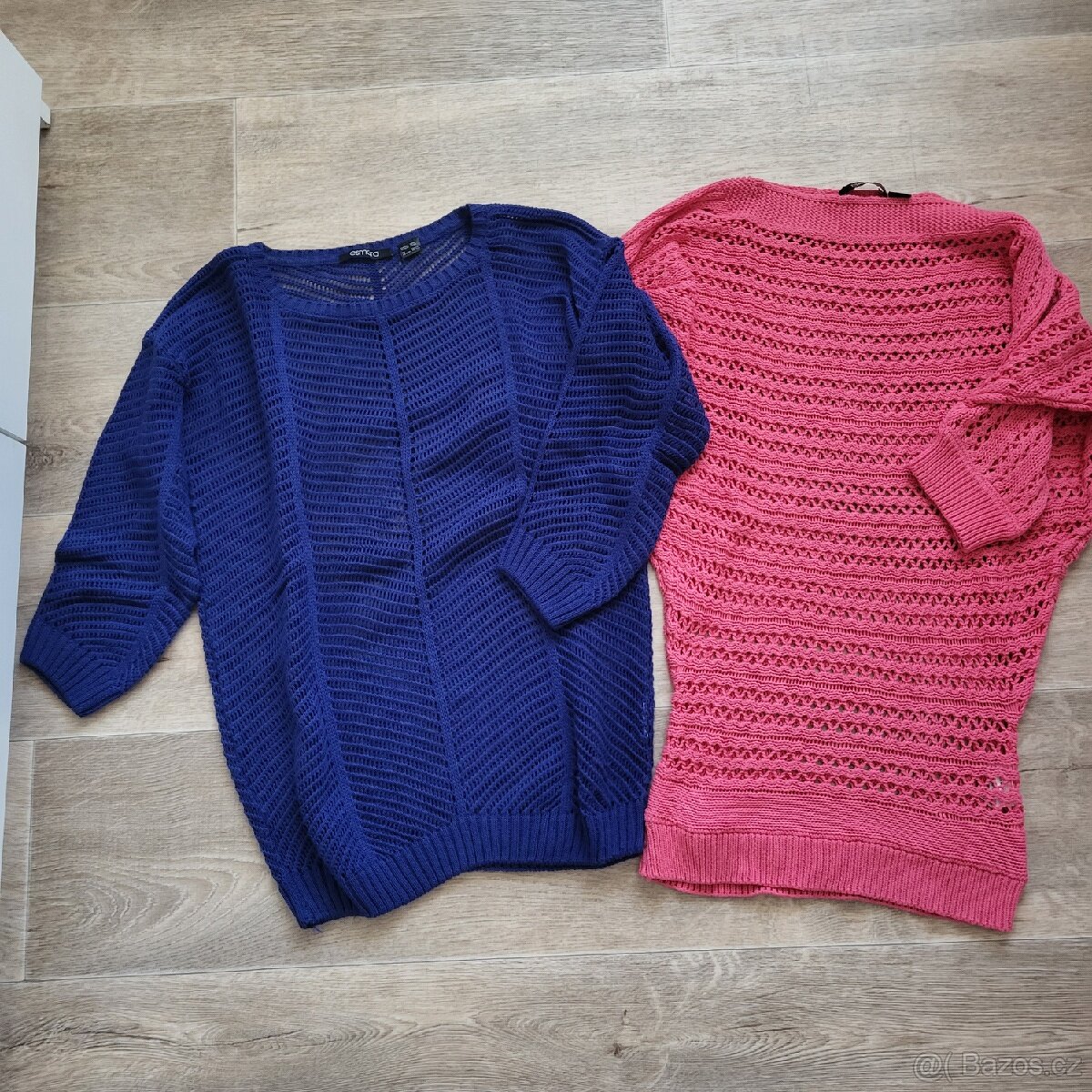 2x děrovaný svetr Esmara, vel. XS