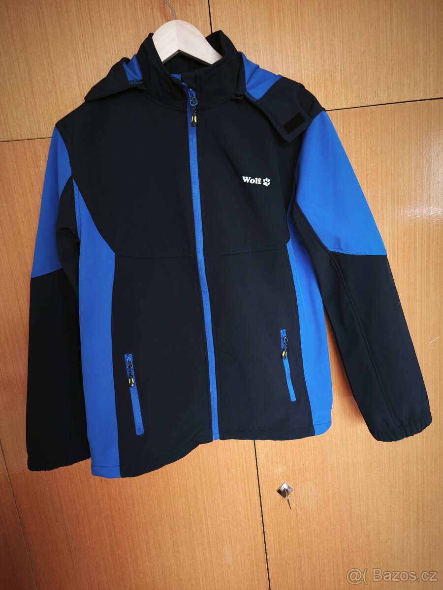 Softshellová bunda bez fleesu vel. 164/170