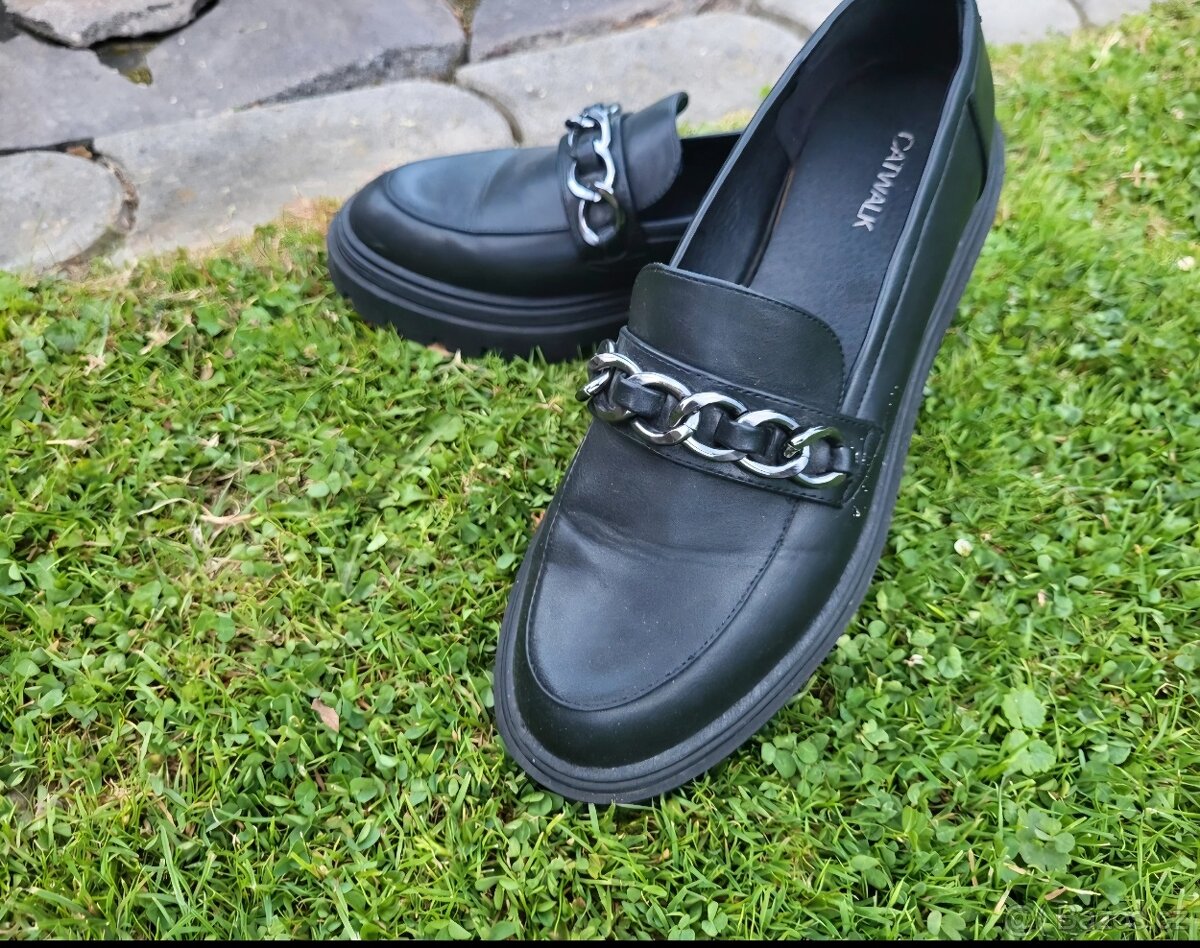 BOTY NAZOUVACÍ vel.41 zn.CATWALK ČERNÉ MODERNÍ