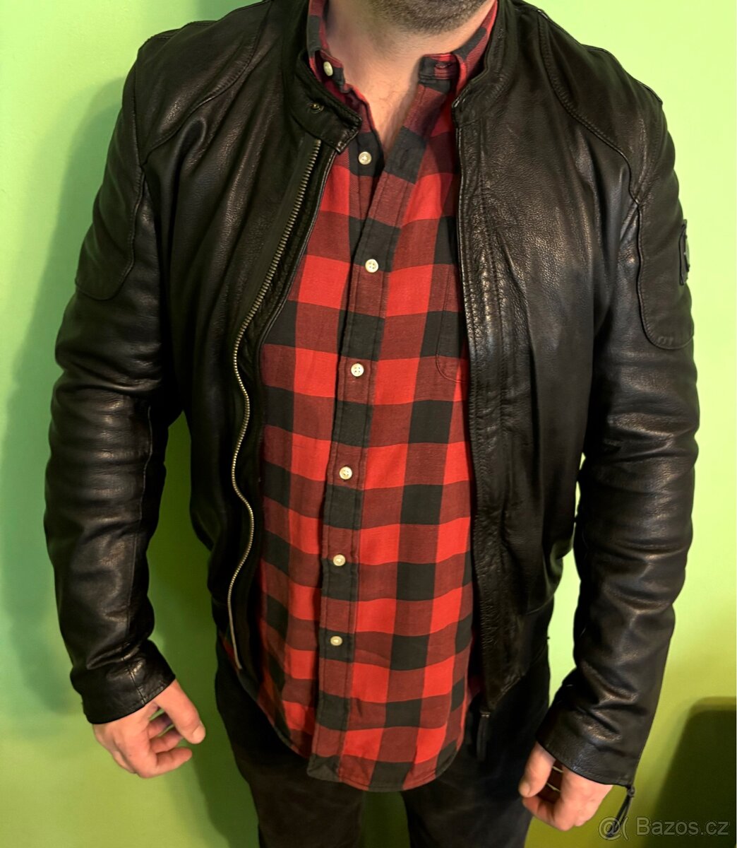 Pánská kožená Replay bunda