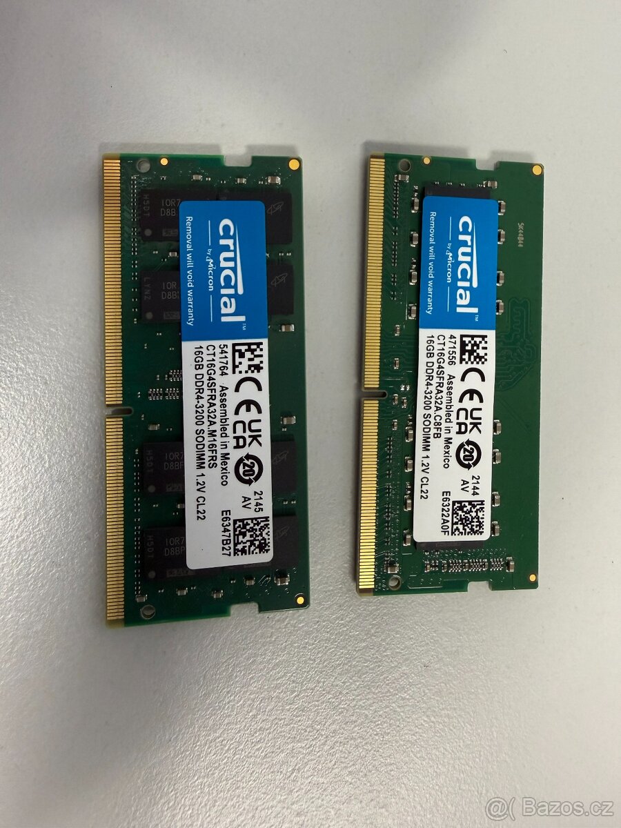 Crucial DDR4 3200MHz CL22 SO-DIMM