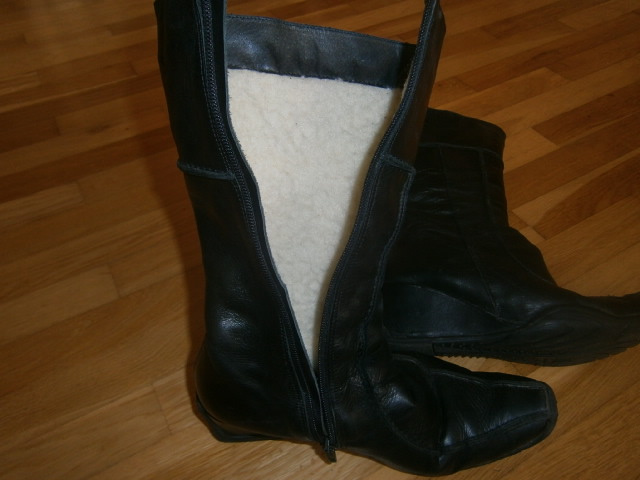 Kozačky kožené vel.37