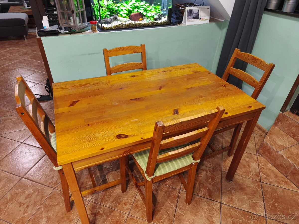 Jídelní stůl Jokkmok + 4 židle
