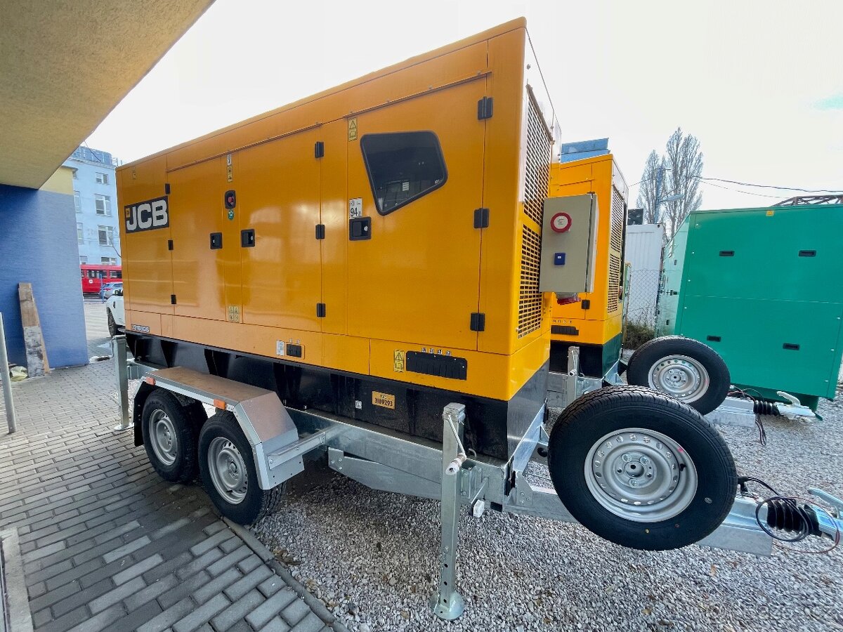 Elektrocentrála JCB 165 kVA - půjčovna