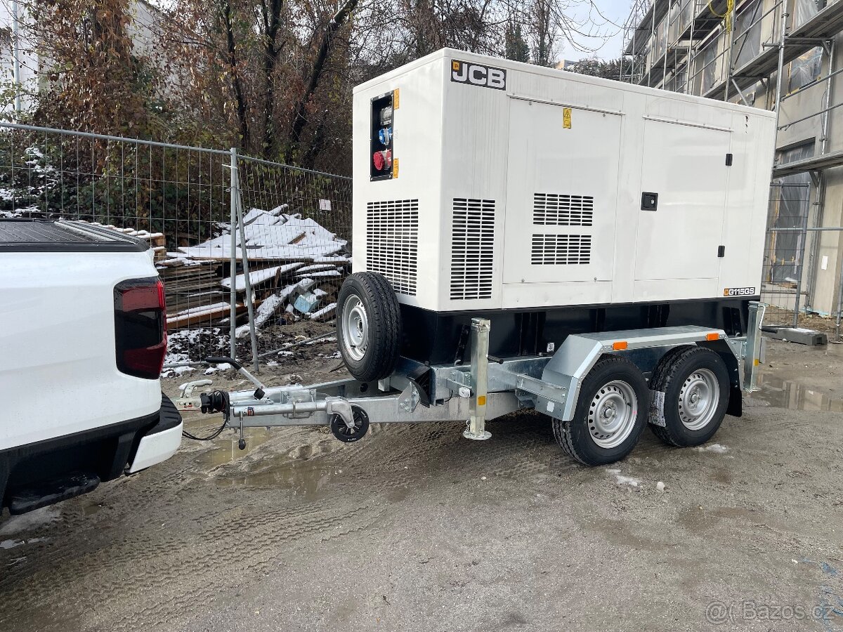 Elektrocentrála JCB 115 kVA - půjčovna