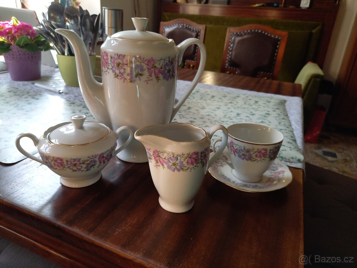 Kávový servis, porcelán