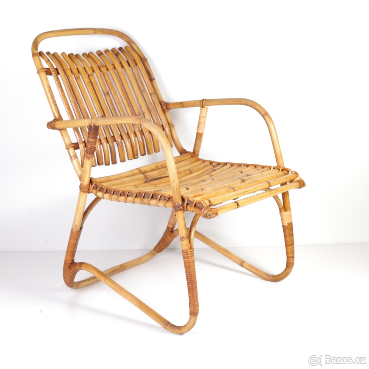 Ratanové Křeslo ULUV Restaurováno