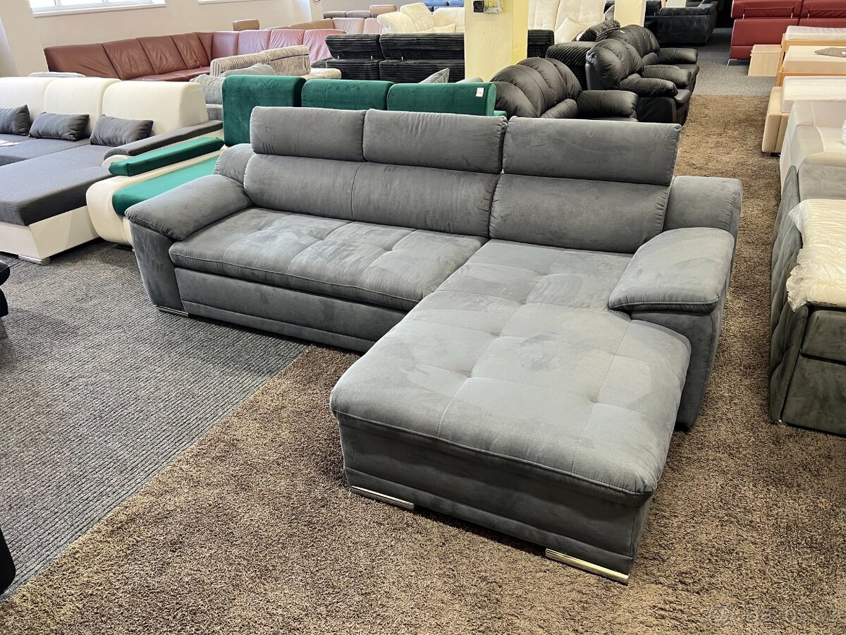 Sedací souprava rohová - rozkládací - NEPOUŽITÉ