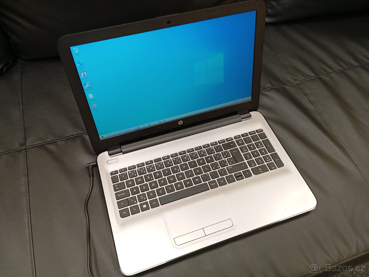 HP 250, Intel 4 jádra, 4GB RAM, 128GB SSD disk, zašlu