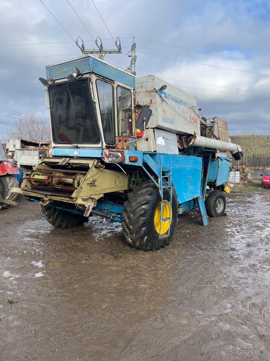 Kombajn E516+lišta schumacher