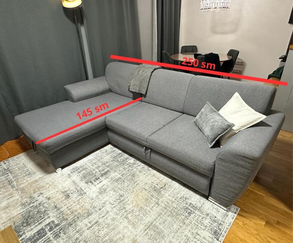 Prodám rohovou rozkládací pohovku