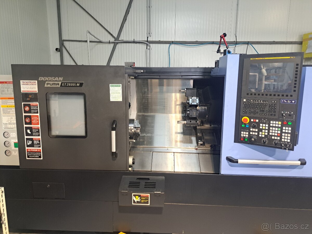 Prodám CNC soustruh DN Solutions/ Doosan Puma GT2600LM