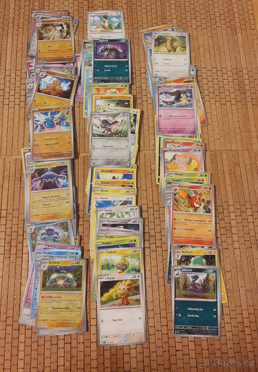 Originál Pokémon karty