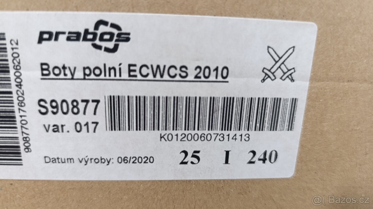 Boty polní ECWCS, PRABOS, GORE-TEX®