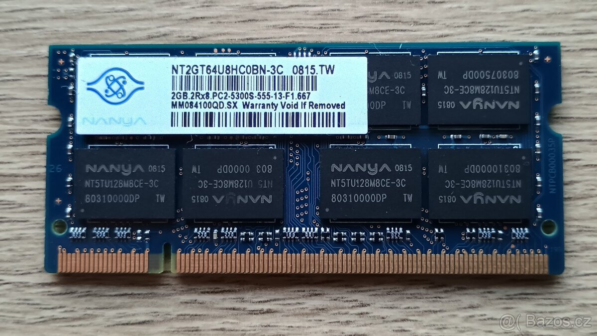 2GB paměti do NB - DDR2 SO-DIMM