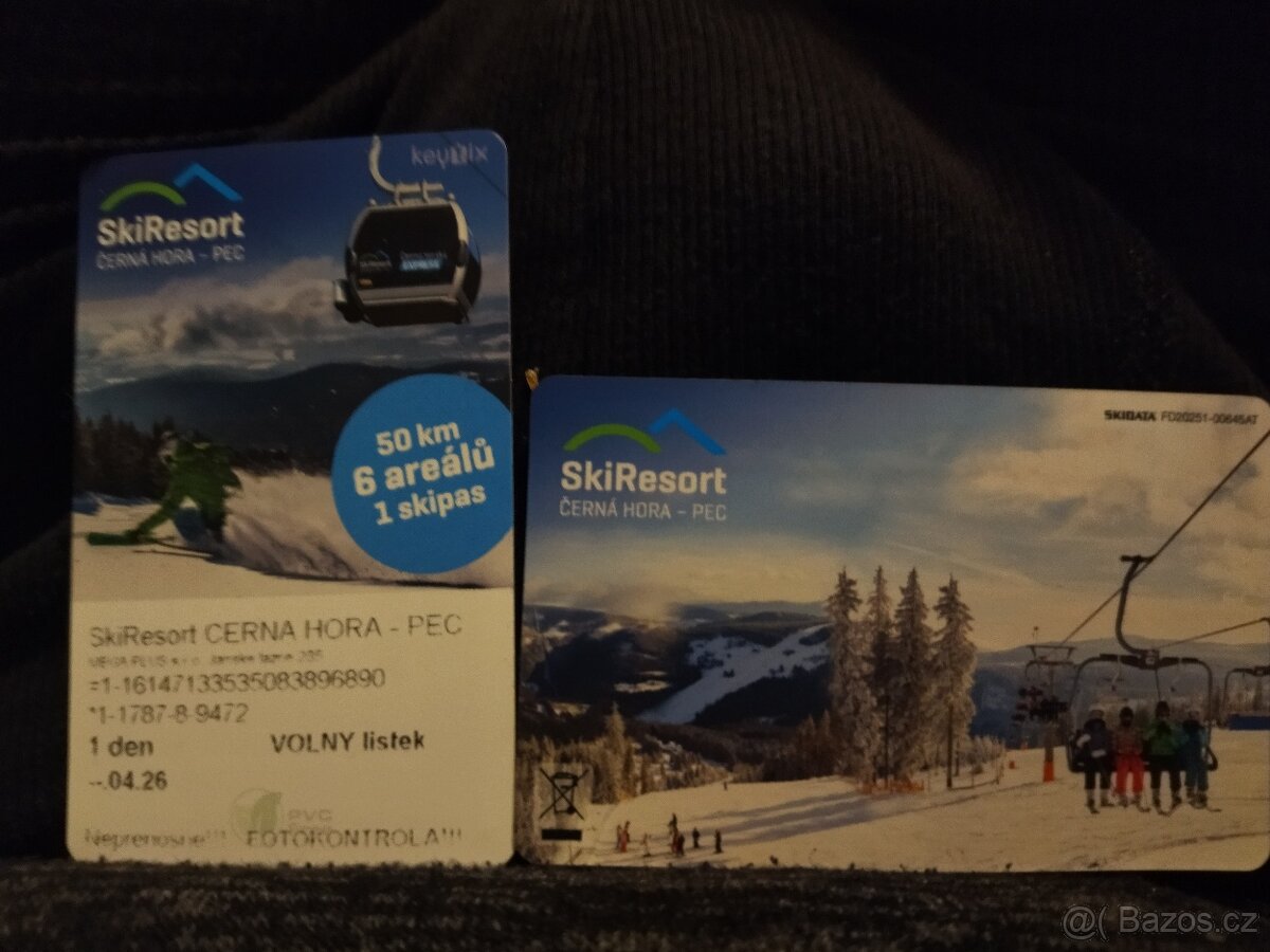 Skipas Černá Hora -Pec
