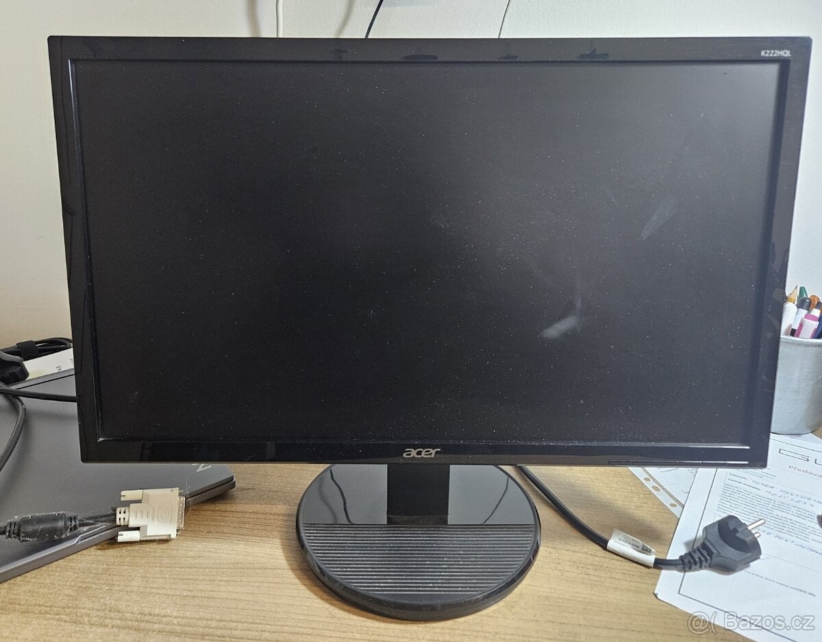 Prodám 21,5" monitor Acer K222HQL bd