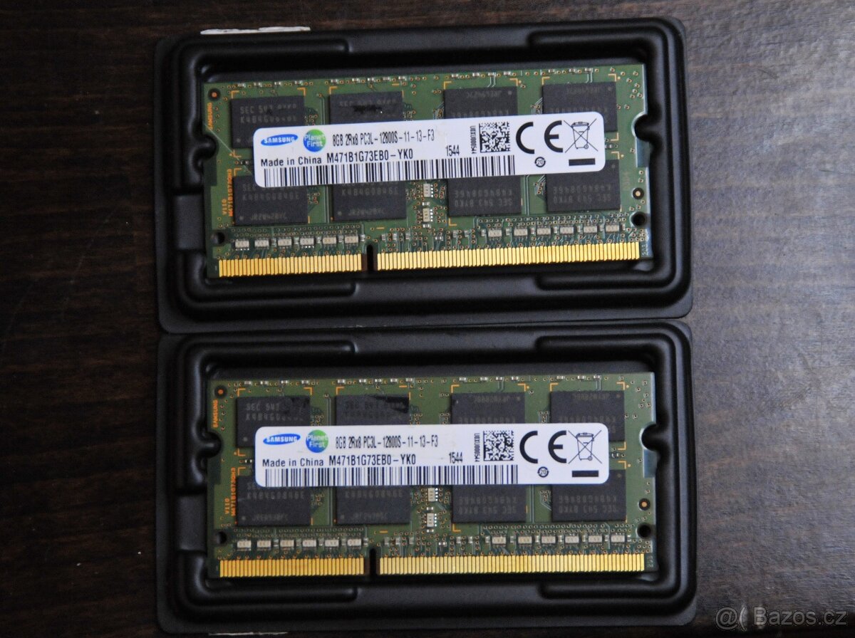 Paměti do notebooku DDR3L 8GB SO-DIMM Samsung