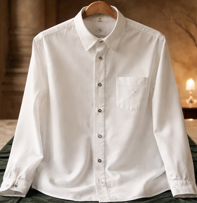 Pánská košile v selském, mysliveckém stylu vel. L