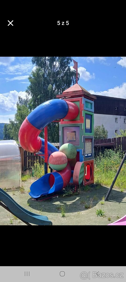 Velky profi TOBOGAN a lod s klouzackami