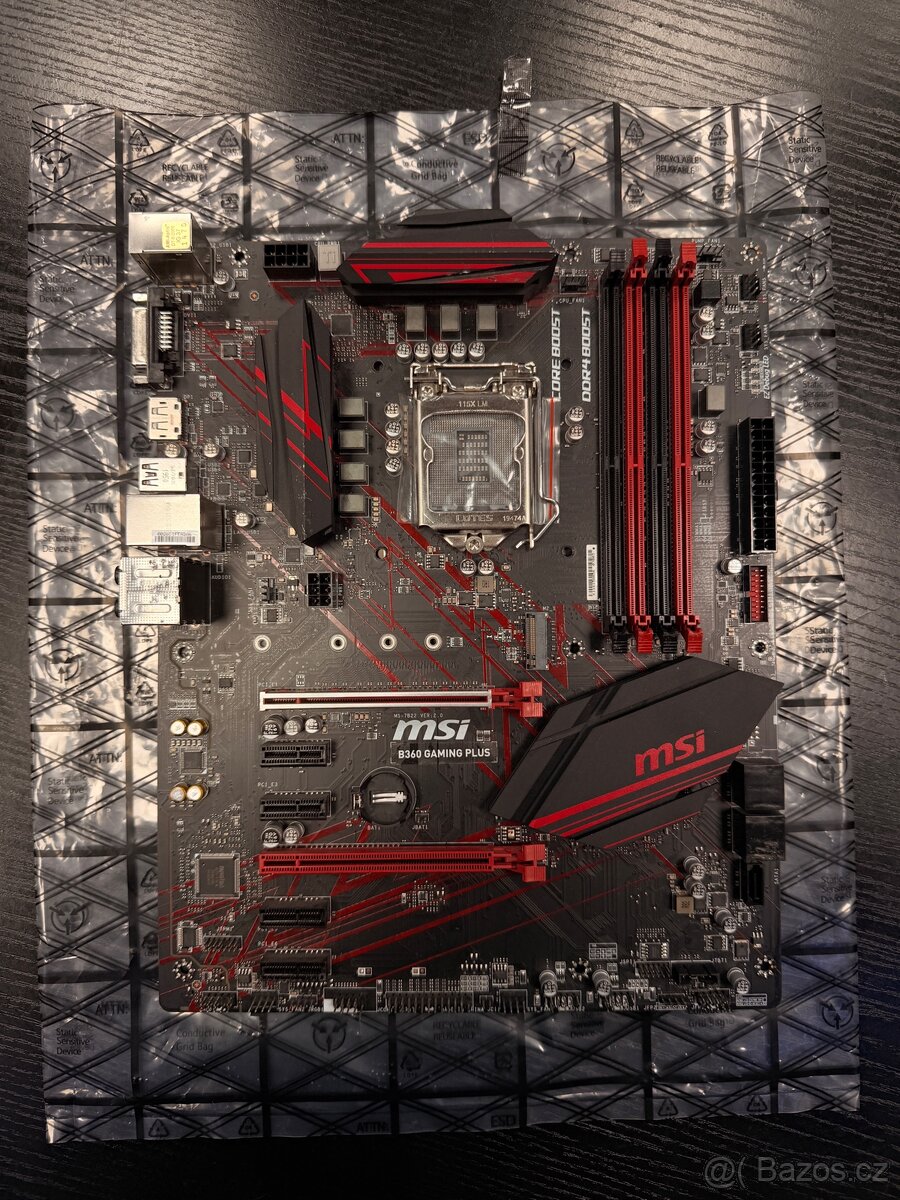 MSI B360 GAMING PLUS (na opravu / po BIOS update)