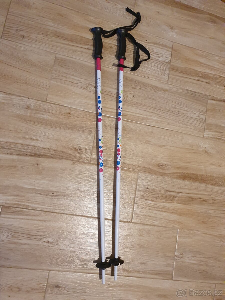 2x dětské hůlky 85 cm