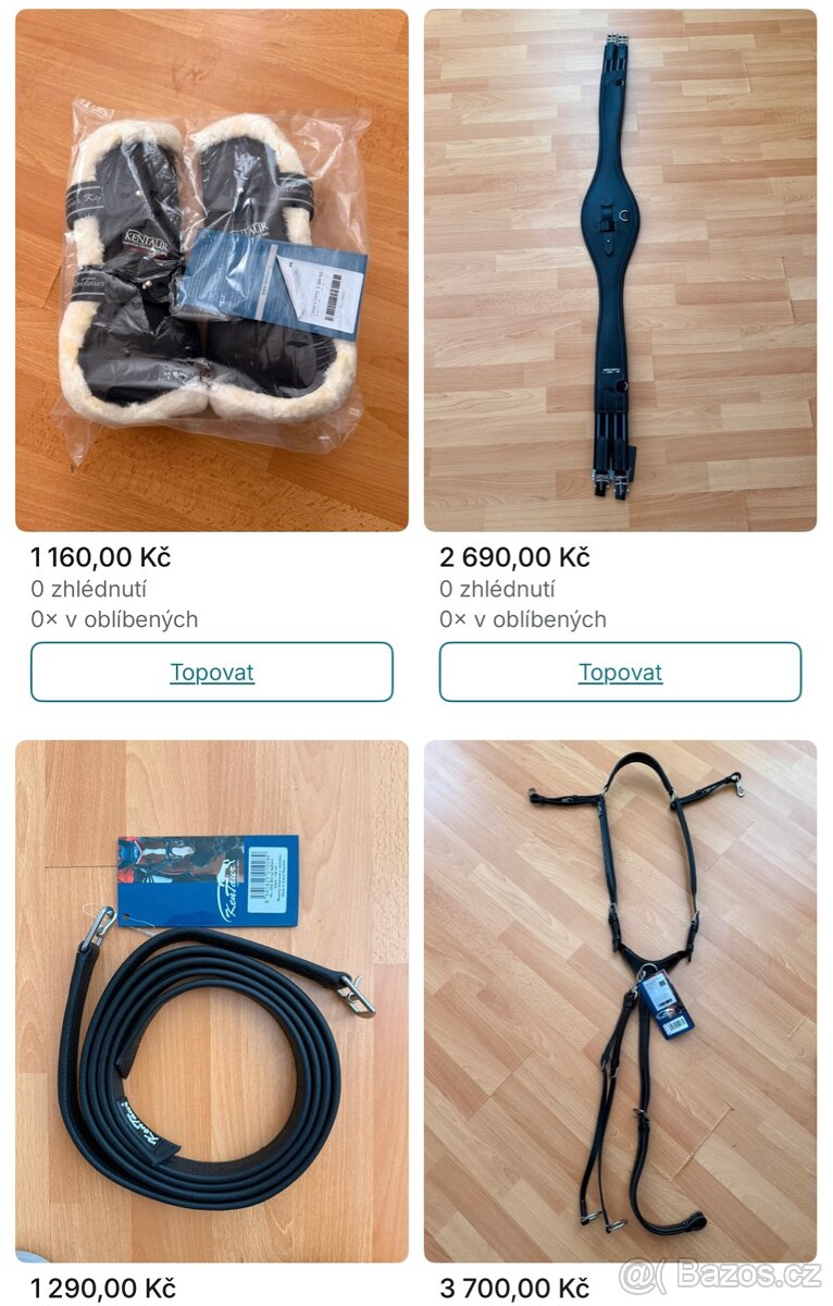 Kentaur jezdecké potřeby