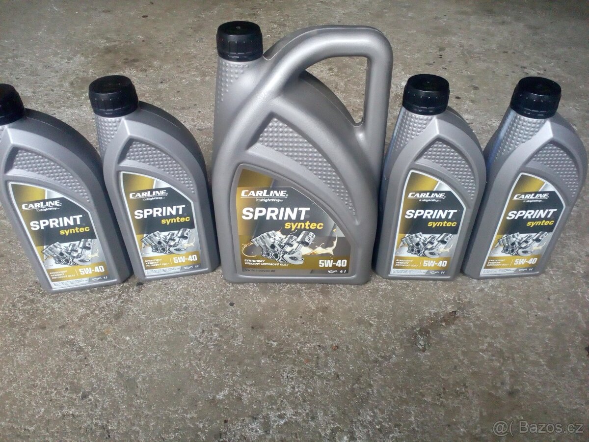 carline sprint syntec 5w-40 motorový olej