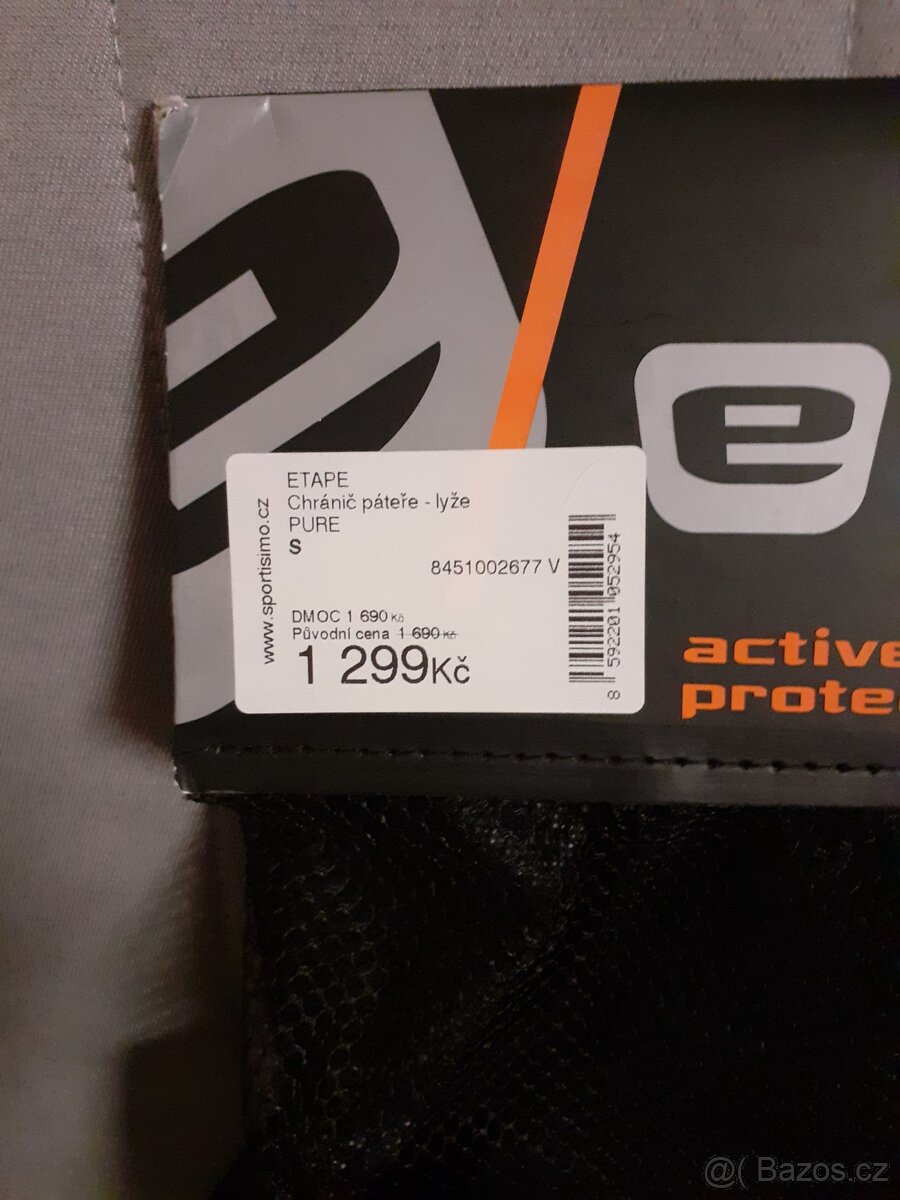 Prodam kvalitni chránič páteře,vel.S